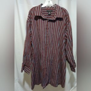 Synergy stripped shirt. 4X